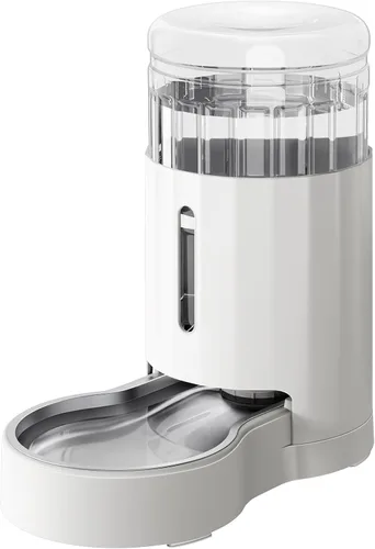Miniatura 28 de CZPET Dispensador automático de agua de 7L para perros y gatos con cuenco de acero inoxidable, dispensador de agua por gravedad, 100% libre de BPA