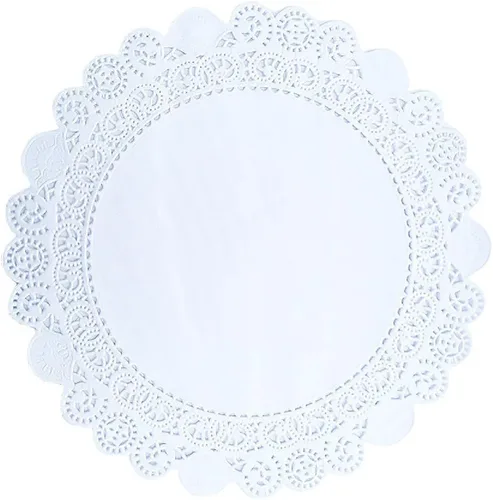 Miniatura 53 de 250 piezas de papel redondo de encaje de 3.5 pulgadas de alta calidad, sin polvo, corte limpio, diseño simple: fiesta/regalo/para tartas/decoración