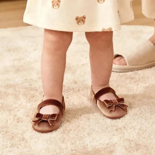 Miniatura 60 de Felix & Flora Zapatos de bebé de suela suave - Zapatos de bebé para caminar, mocasines, suela de goma, zapatos de cuna
