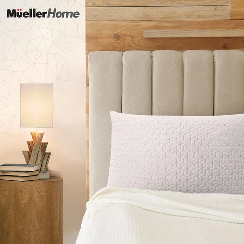 Miniatura 7 de Mueller Nirvana - Almohada cervical ajustable de espuma viscoelástica, almohadas cervicales inodoras para aliviar el dolor, almohada ortopédica