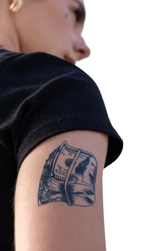 Miniatura 6 de Tatuajes temporales - Volumen I - 10 tatuajes temporales ~ tatuajes faciales ~ lágrima, cruz, manos rezando, etc. ~ Vida matón ~ Tatuajes falsos ~