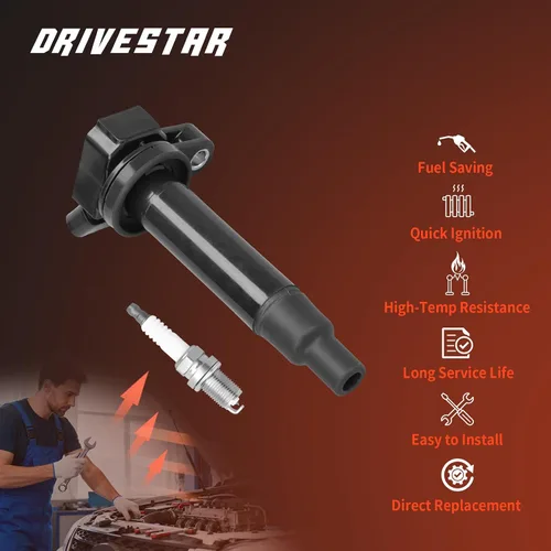 Miniatura 3 de Juego de 8 bobinas de encendido UF230 y bujías de encendido compatibles con V8 4.3L 4.7L 1998-2009 Lexus GS430/ LS430/ GX470/ SC430/ LX470, Toyota