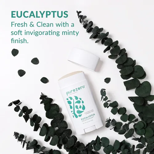 Miniatura 5 de Purezero EUCALYPTUS Desodorante Sin aluminio ni parabenos con bicarbonato de sodio y protección contra olores las 24 horas Para mujeres