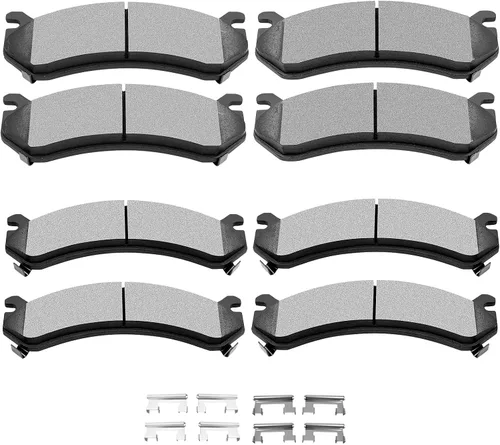 Miniatura 17 de Juego de pastillas de cerámica, D374 D621 D948 SCITOO 8 piezas de pastillas de freno delanteras y traseras para Honda Civic del Sol 1994-1997
