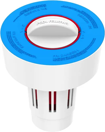 Miniatura 10 de Dispensador de tabletas de piscina para tabletas de 3 pulgadas, soporte flotante para tableta con recordatorio y 3 ajustes ajustables, flotante