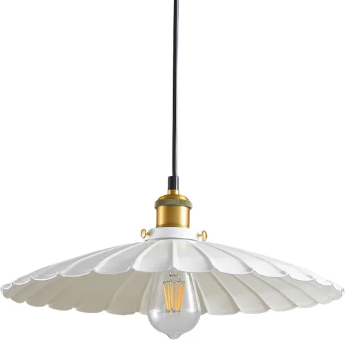 Miniatura 26 de Lámpara colgante negra, lámpara colgante retro de 9.8 pulgadas para dormitorio, luces colgantes brillantes de cocina, sala de estar, 6.5 pies