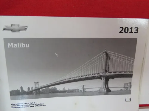 Miniatura 6 de 2013 Chevrolet Malibu Owners Manual Handbook OEM K02B17012 Tapa blanda – 1 Enero 2013