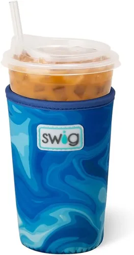 Miniatura 15 de Funda Swig Life para taza de café helado pequeña, funda estándar de 22oz para taza de café helado con asa, funda aislante de neopreno para mantener