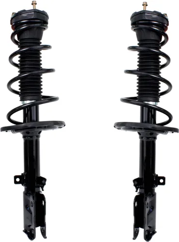 Miniatura 22 de Detroit Axle - Puntales 4WD para Ford Expedition Lincoln Navigator 1997-2002, 4 puntales completos con muelle helicoidal delantero trasero 1998 1999
