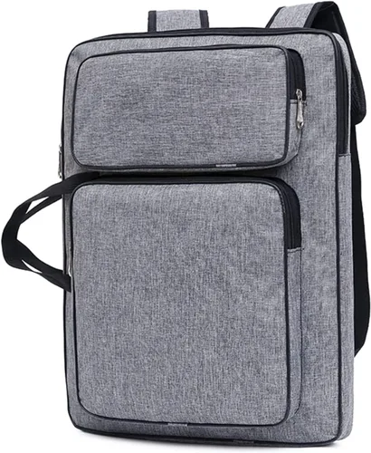 Miniatura 8 de PENINSULA LOVE Portafolio de arte 8K Bolsa de transporte impermeable para artistas, bolsa de mano portátil para artistas, bolsa de almacenamiento