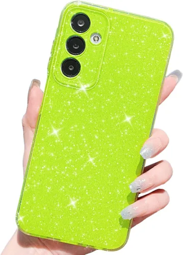 Miniatura 22 de MINSCOSE Funda compatible con Samsung Galaxy A14 5G, bonita funda delgada con purpurina fina, a prueba de golpes, de TPU para mujeres y niñas