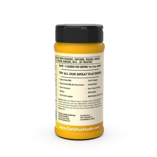 Miniatura 3 de Gourmet Fries Seasonings Botella, queso cheddar, 9 onzas