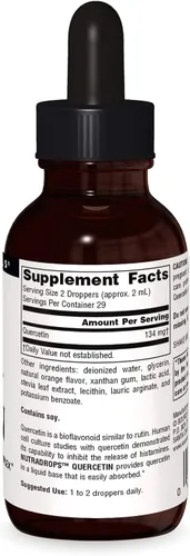 Miniatura 3 de Source Naturals - Quercetina NutraDrops, Complejo bioflavonoide estacional - 2 onzas fluidas.