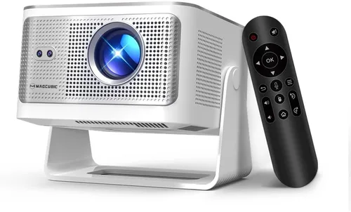 Magcubic HY350Max - Proyector inteligente con soporte 4K 8K, mini proyector con Wifi6 y Bluetooth5.4, 600 ANSI, enfoque automático y prevención de