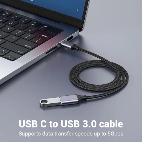 Miniatura 2 de Pastall Cable USB hembra a C macho (3.3 ft/3.3 pies), adaptador tipo C, adaptador USB C a USB 3.0, C hembra a un macho