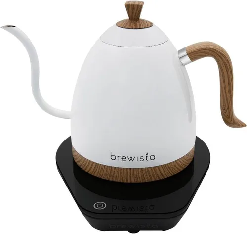 Miniatura 6 de Brewista Artisan - Hervidor eléctrico de cuello de cisne, hervidor de agua con panel LCD, control preciso de temperatura, hervido rápido y ajustes