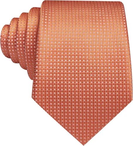 Miniatura 19 de Barry.Wang Corbatas de seda para hombre, diseño de lunares, gemelos cuadrados de bolsillo, gemelos para negocios, boda