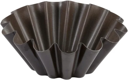 Miniatura 2 de Paderno World Cuisine Brioche antiadherente moldes, 5.5 pulgadas, Plateado