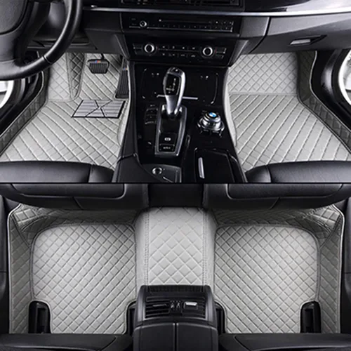 Miniatura 13 de Alfombrillas automotrices personalizadas para Mercedes Benz A B C CLA CLS CLK GLE GLS GLA GLK GL ML G S GLC SL CL SLC R SLK, etc. Tapete de cuero
