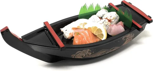 Miniatura 2 de Plato japonés de sashimi para sushi, bandeja de servir desmontable para restaurante, hogar, comedor, vajilla decorativa, fiesta, anfitrión