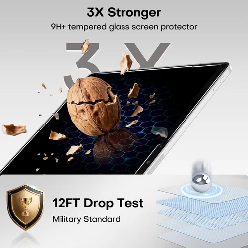 Miniatura 5 de OMOTON 2 Pack Privacy Screen Protector for Microsoft Surface Pro 11 Pro 10 (2024)/Pro 9 (2022)/Pro 8 (2021)/Pro X-13 Inch, Anti-Spy Tempered Glass