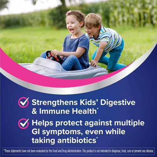 Miniatura 4 de Florastor Suplemento probiótico de doble acción para niños, fortalece la salud digestiva e inmunológica de los niños, 20 barras de polvo fáciles