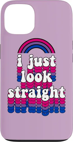 Miniatura 7 de I Just Look Straight Bisexual Rainbow Bisexual Pride Flag Case for iPhone 17