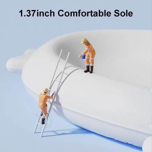 Miniatura 5 de Kapley Shark Slides Original, 2023 Slidely Shark Slidely - Pantuflas de spa para mujeres y hombres