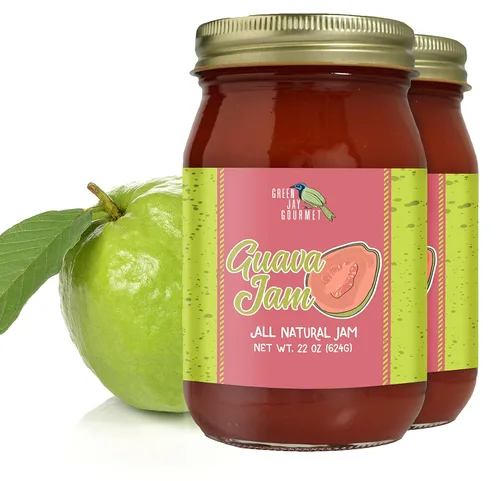 Miniatura 29 de Green Jay Gourmet Mermelada de Guayaba - Mermelada de Frutas 100% Natural con Fruta de Guayaba y Jugo de Limón - Mermelada Vegana, Sin Gluten - No