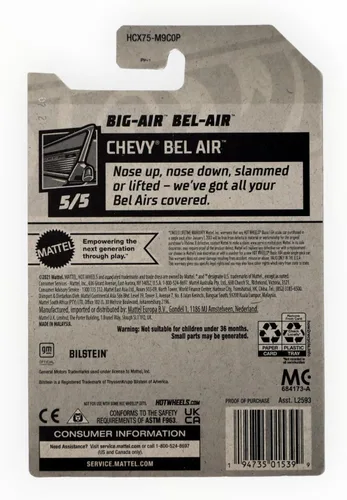 Miniatura 2 de Hot Wheels 2022 - Big Bel AIR - Chevy Bel Air rosa 5/5-112/250