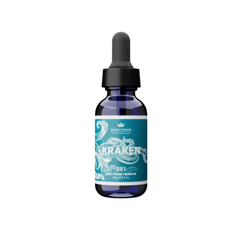 Miniatura 4 de HENRI ET VICTORIA Aceite para barba Duc de Santal Fragancia Fabricado en Canadá por expertos artesanos Hidratante, no grasoso, ingredientes