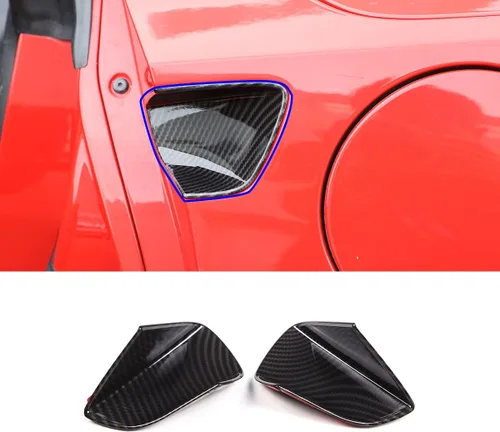 Miniatura 5 de Cubierta protectora de pintura para manija de puerta de automóvil, cubierta protectora de arañazos compatible con Chevrolet Corvette C7 2014 2015
