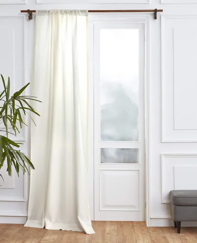 Miniatura 17 de Solino Home Cortina de lino europeo color beige, 52 x 96 pulgadas, filtro de luz, con bolsillo para barra, 96 pulgadas, 100% lino puro, tratamiento