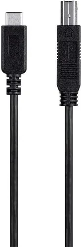 Monoprice Cable USB 2.0 tipo C a tipo B, para uso con impresoras y más, 480 Mbps, 3.3 pies, color negro