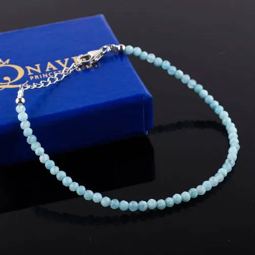 Miniatura 3 de Multi Gemstone Dainty Choker Bracelet