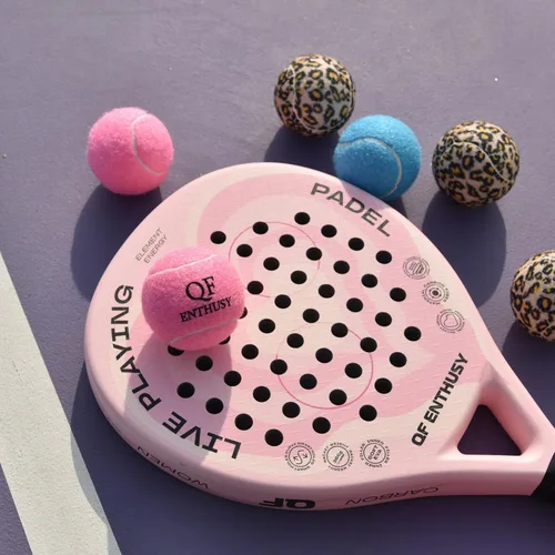 Miniatura 8 de Pelotas de tenis rosas, paquete de 3 unidades, adecuadas para principiantes, entrenamiento, partidos y sesiones de práctica, lata individual (rosa)