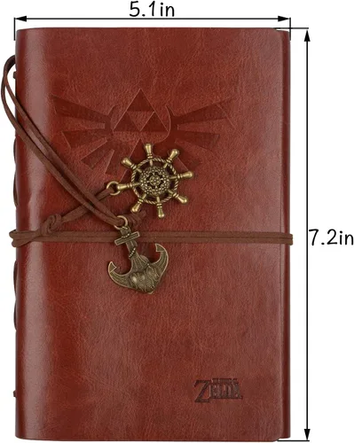 Miniatura 3 de ONE250 Legend of Zelda Journal, Writing Journal, Travel Diary, 7.2x5.1 Notebook, Writers Notebook, Refillable Diary Sketchbook, Fountain Pen Safe