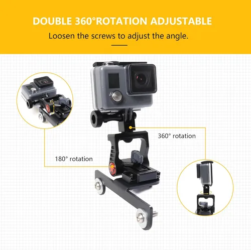 Miniatura 4 de Soporte de montaje de cámara de acción GoPro para Ford Bronco 2021 2022 2023 2024 2025 Accesorios exteriores de 2/4 puertas, capó, mira de sendero