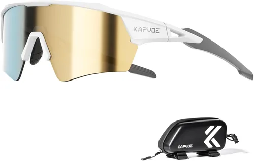 Miniatura 12 de KAPVOE Gafas de ciclismo fotocromáticas para hombres y mujeres, gafas de sol deportivas con protección UV, gafas de bicicleta de montaña, MTB