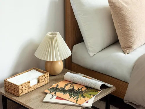 Miniatura 5 de StorageWorks Servilletero de hierba marina para mesa, cestas de mimbre para baño, dispensador de servilletas rústico para comedor, sala