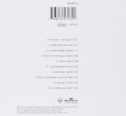 Miniatura 2 de Medusa by Lennox, Annie (1995) Audio CD