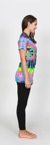 Miniatura 5 de Colortone Camisetas de teñido anudado 100% algodón para niños