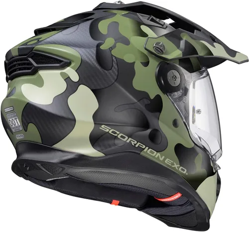Miniatura 3 de ScorpionEXO XT9000 - Casco integral de fibra de carbono para motocicleta de aventura con visera Pinlock Ready, bolsillos para altavoz listos