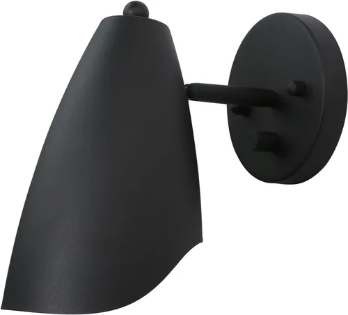 Miniatura 14 de Pathson Lámpara de pared ajustable con interruptor de atenuación, iluminación vintage de pared de noche con acabado negro mate, lámpara de pared