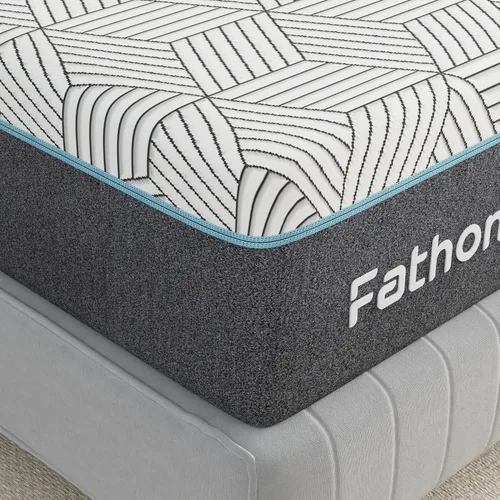 Miniatura 6 de FATHOM Colchón mediano de espuma viscoelástica de 14 pulgadas, cama matrimonial en una caja para aliviar el dolor de espalda y dormir fresco