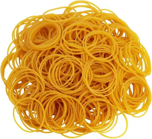 Miniatura 6 de AMUU Bandas de Goma 750pcs Banda Elástica de Color Tamaño 25mm 1 Pulgada Bandas de Goma Pequeñas para Suministros de Oficina, Escuela, Hogar