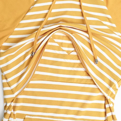 Miniatura 143 de GINKANA Sudadera con capucha para mujer, manga larga, lactancia materna, ropa casual