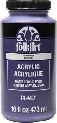 Miniatura 10 de FolkArt - Pintura acrílica mate en colores surtidos, 16 oz, Coffee Bean 16 Fl Oz