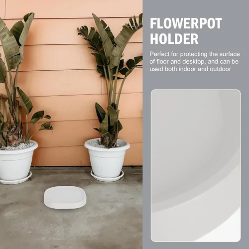Miniatura 6 de Plato rodante para maceta con ruedas, soporte de ruedas resistente para plantas en maceta, bandeja de base redonda con ruedas, soporte para macetas
