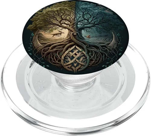 Miniatura 8 de Yggdrasil" Viking Tree of Life Design PopSockets PopGrip intercambiables